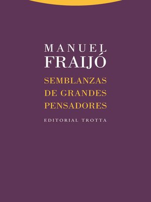 cover image of Semblanzas de grandes pensadores